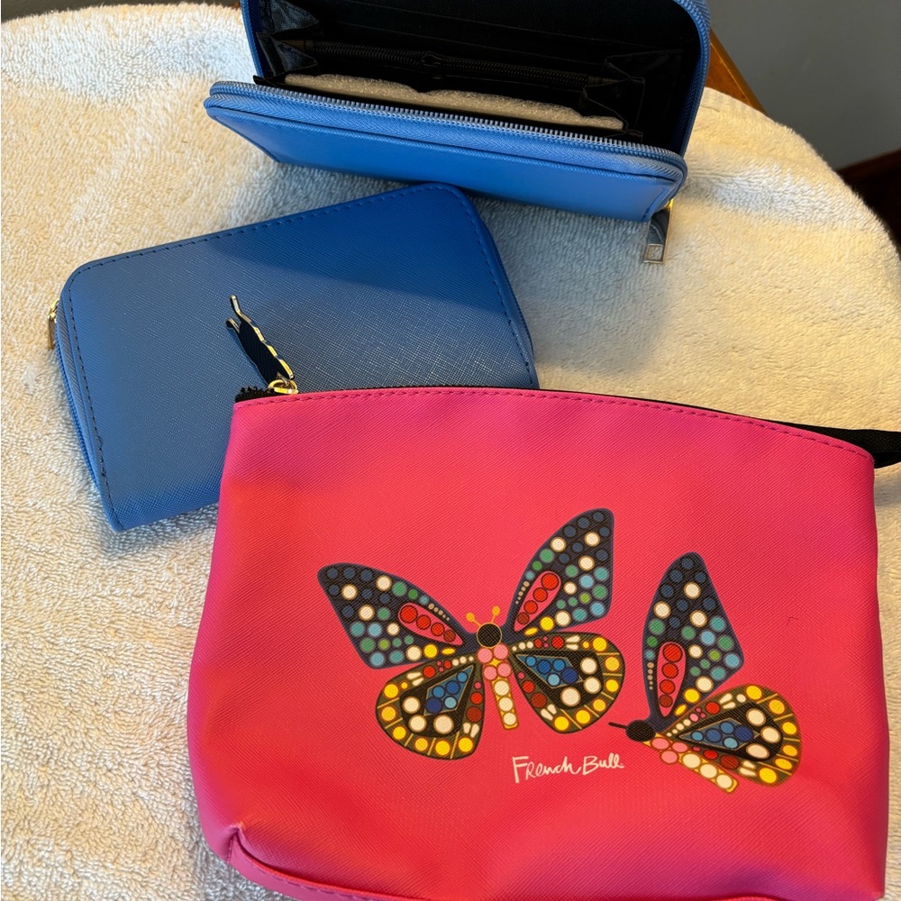 Pink and blue Women's Bags
